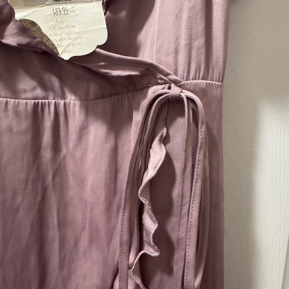 Altar'd State Mauve Wrap Dress - Picture 4 of 7